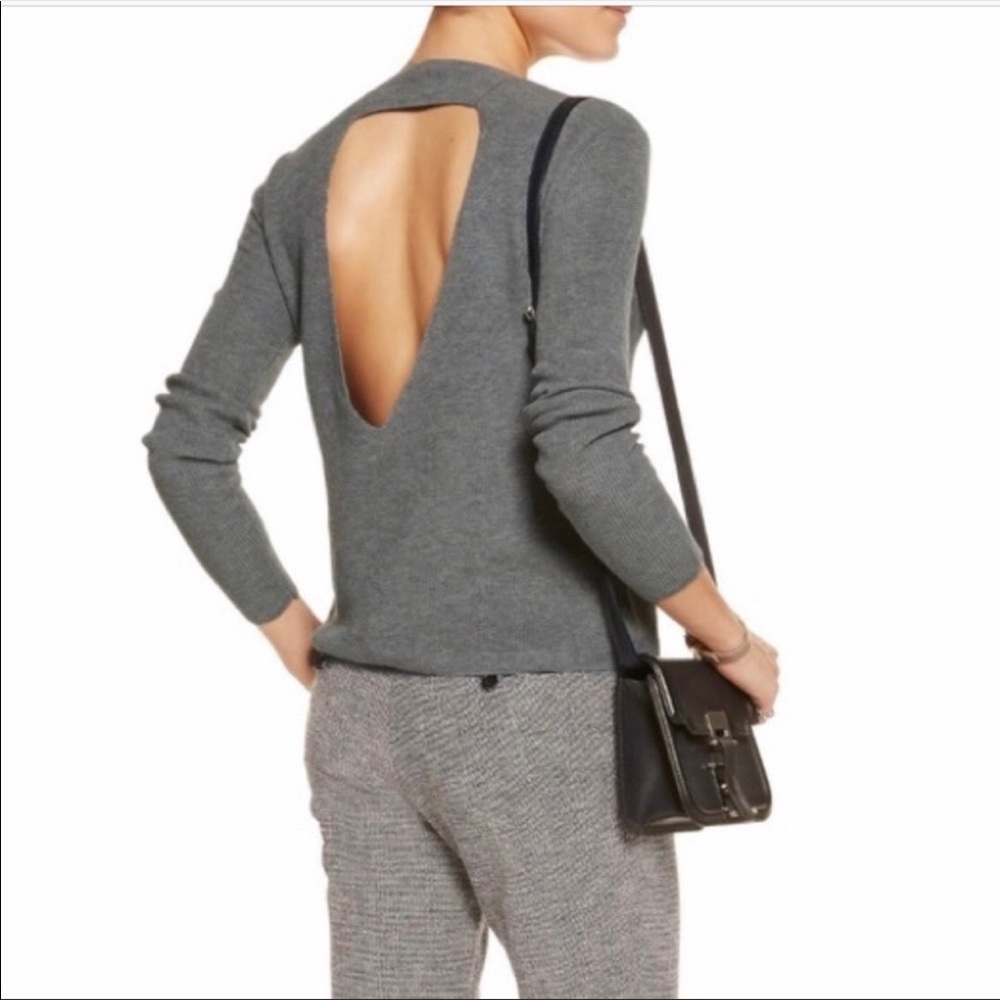 ALC Keyhole Back Knit Top